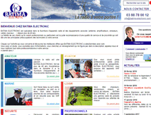 Tablet Screenshot of batima-electronic.com